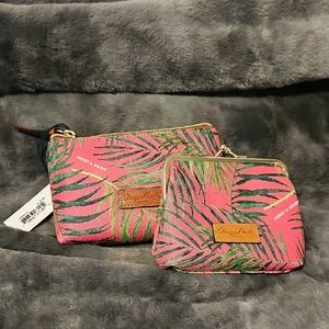 Dooney & Bourke Tropical Leaf Clutch Set